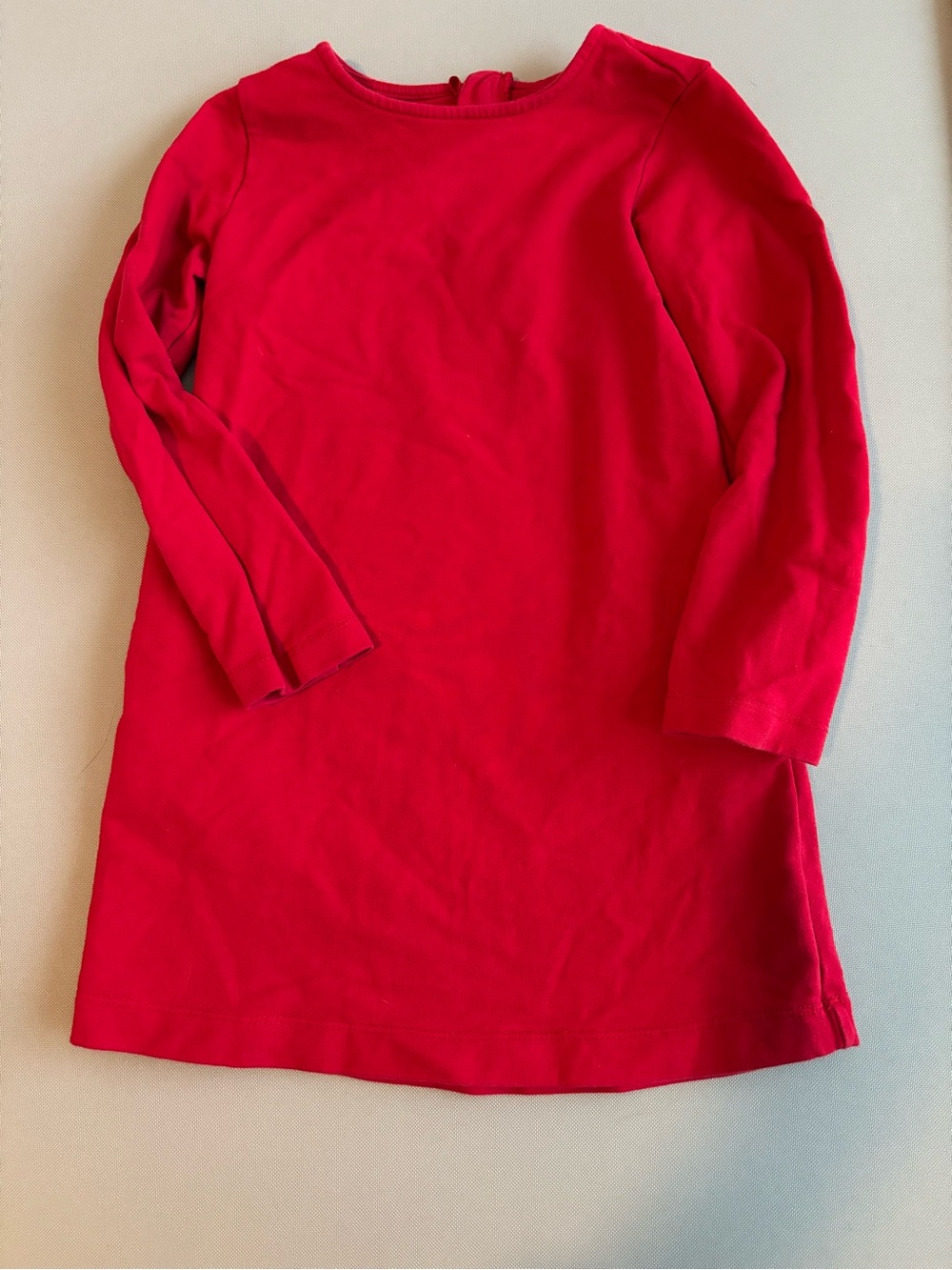Primary Crewneck Red Dress